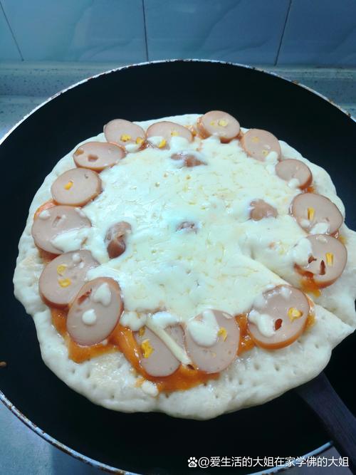 天天饮食平底锅做披萨