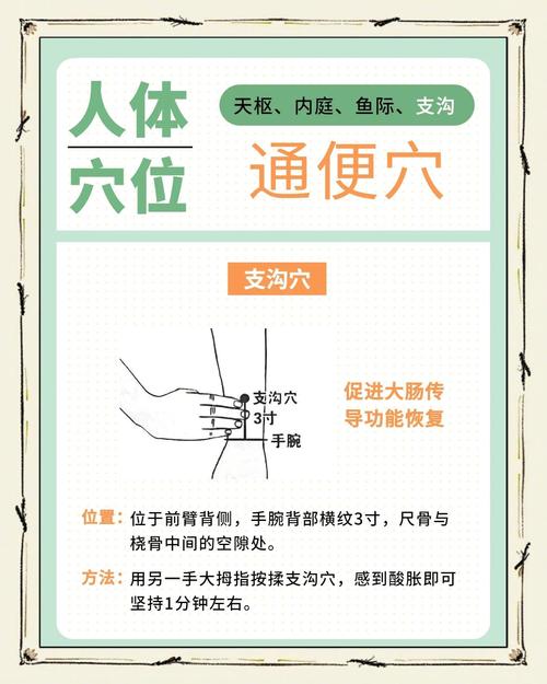 按哪个穴位可以治便秘