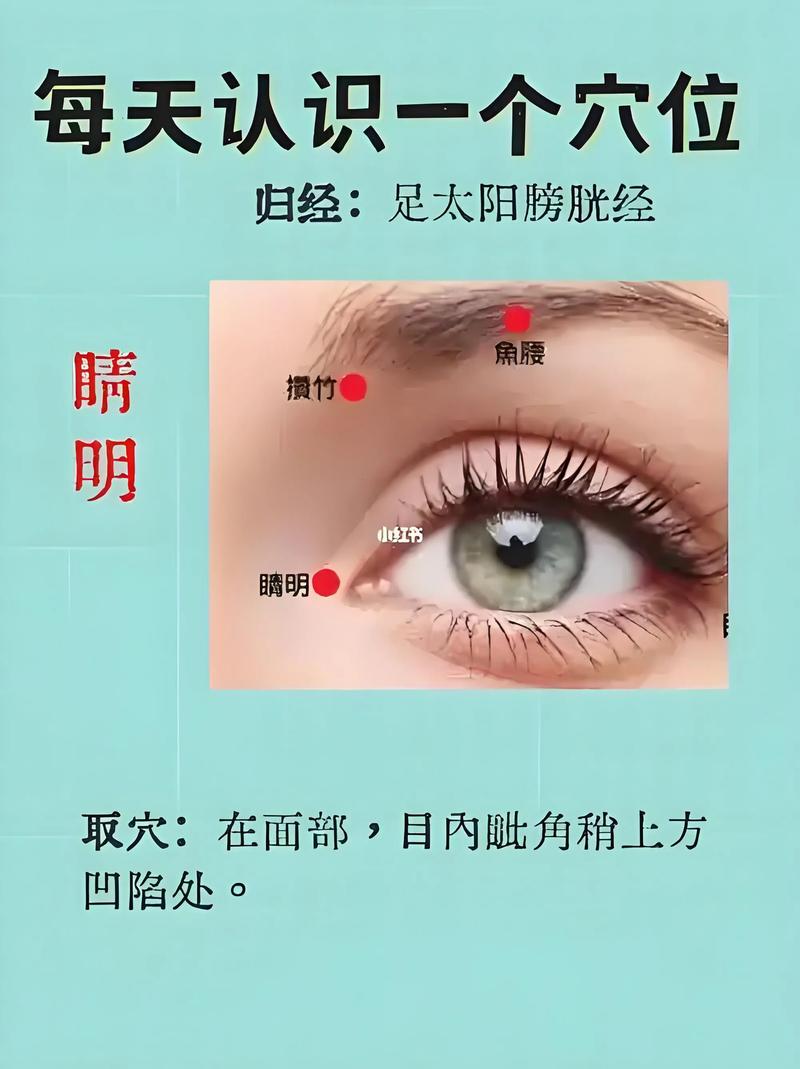 孩子眨眼按什么穴位