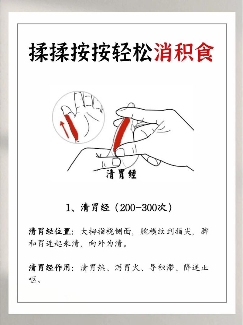 肠胃积食按哪些穴位