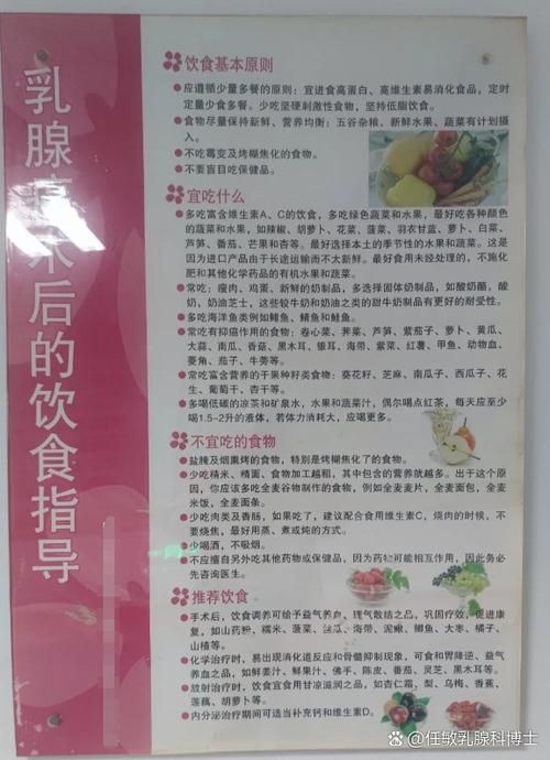 乳腺结节术后饮食禁忌