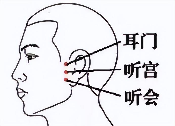 耳朵旁边的耳门穴位