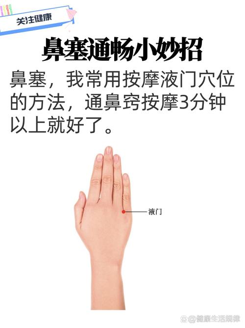 鼻子发炎按哪个穴位