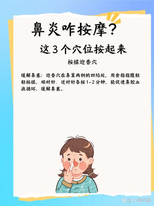 鼻塞了按摩哪个穴位