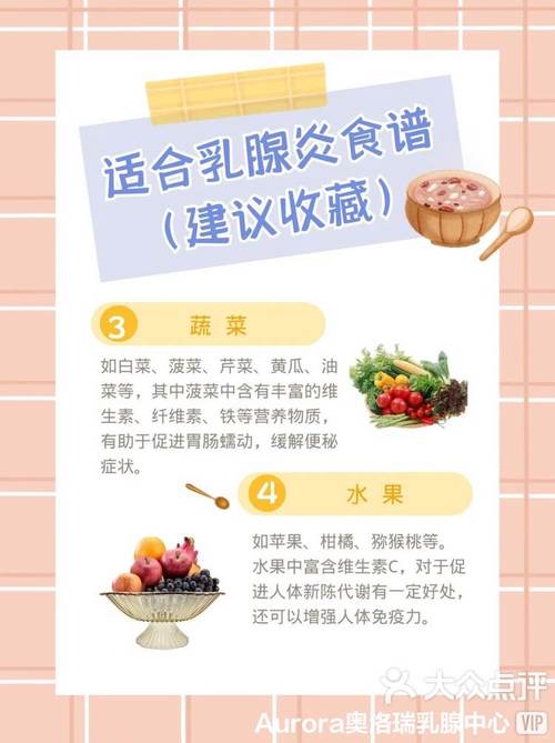 浆细胞性乳腺炎的饮食