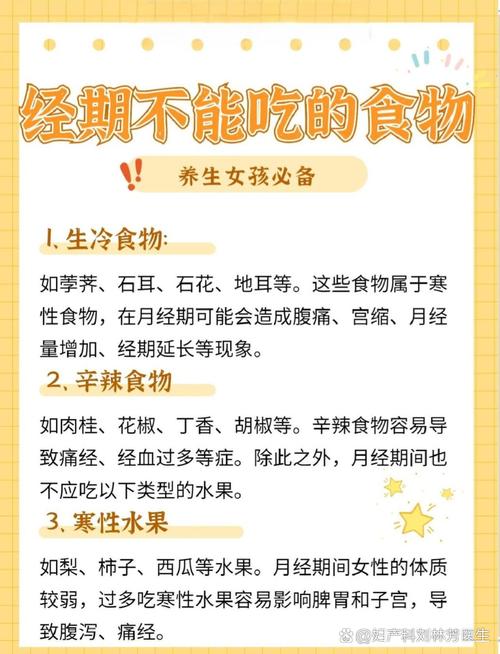 月经期注意事项和饮食