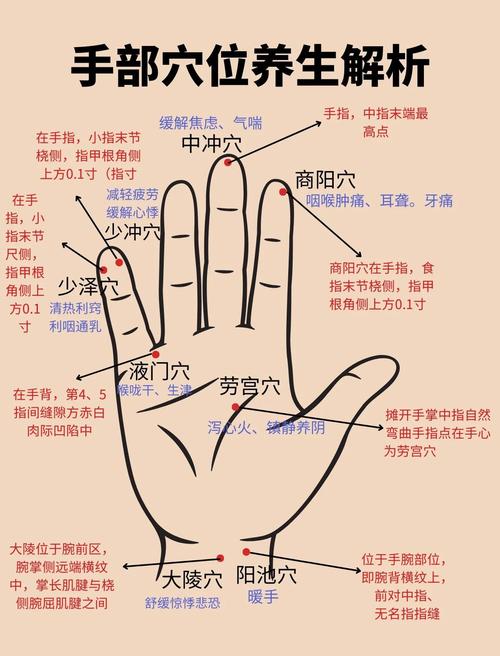 右手手心有什么穴位