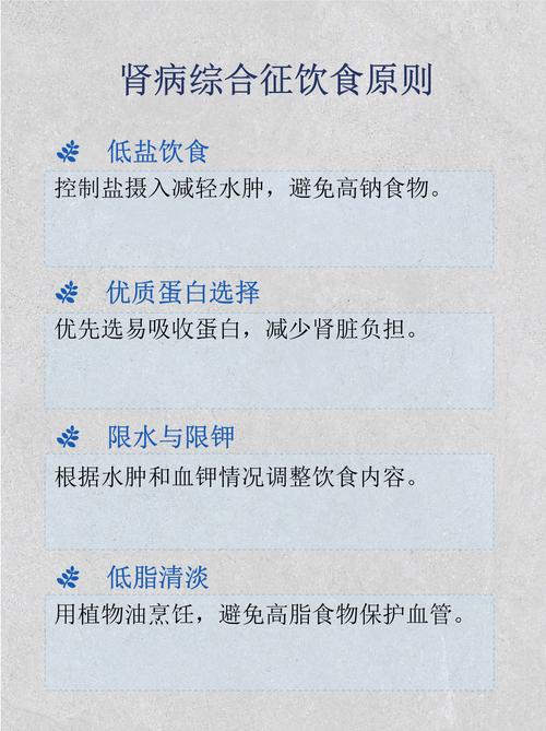 小儿肾病综合征的饮食